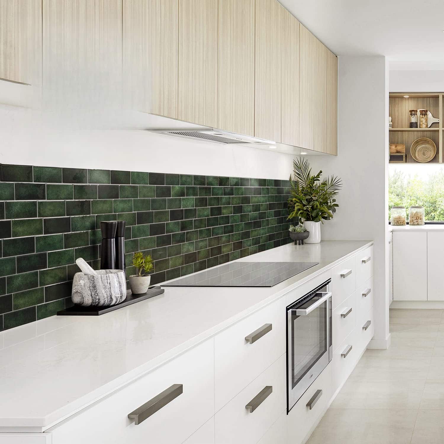 Auledio - 3D Drip Glue Wall Paste - Deep Dark Green, Adhesive Peel and Paste Ceramic Tile Splash Board - blackish green