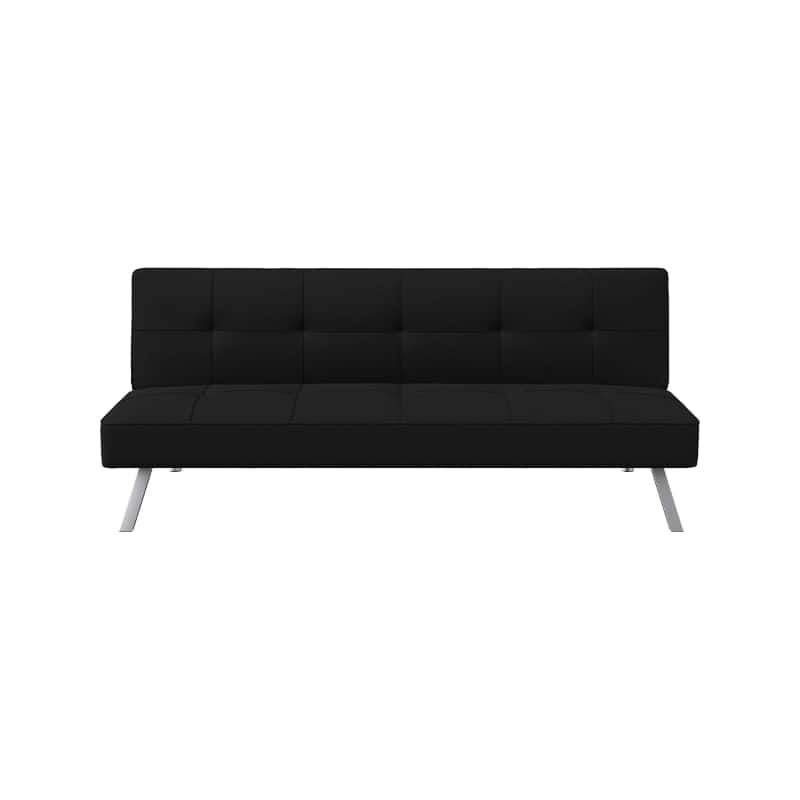 Wedin For Home - CONVERTIBLE SOFA BED WITH HIGH-DENSITY FOAM - Black - Black