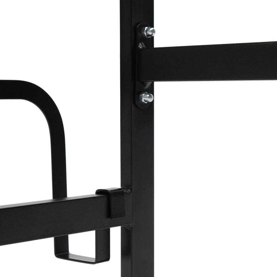 Alt View 5. Home Collection - 2-Tier Over Sink Dish Drying Rack Carbon Steel Kitchen Organizer Cup Cutlery Shelf.