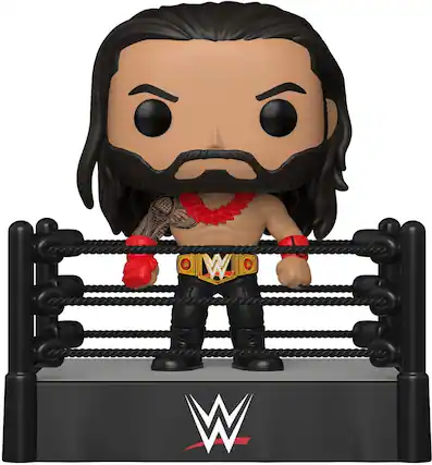 Front. Funko - Funko POP! Deluxe: WWE - Roman Reigns (Ring) - COLLECTIBLES - Multicolor.
