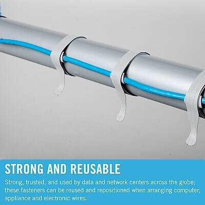 STRONG AND REUSABLE

Strong, trusted, and used by data and network centers across the globe; these fasteners can be reused and repositioned when arranging computer, appliance, and electronic wires.