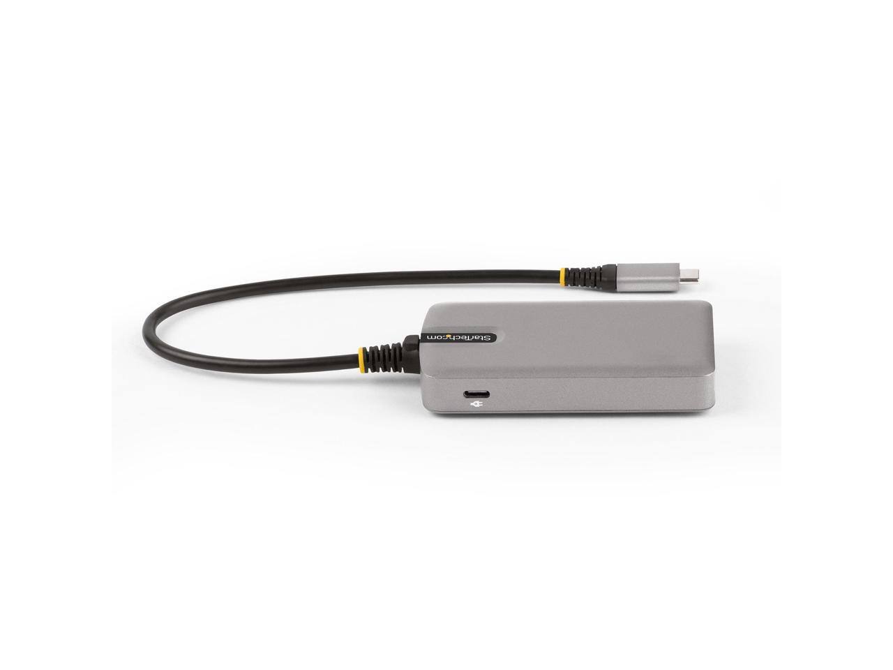 Alt View 3. StarTech.com - StarTech 4-Port USB-C Hub with USB-C Video Output 100W PD HB31C3A1CDPPD3.