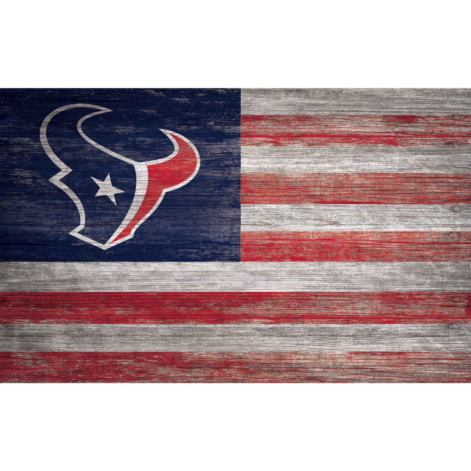 11'' x 19'' Distressed Flag Sign