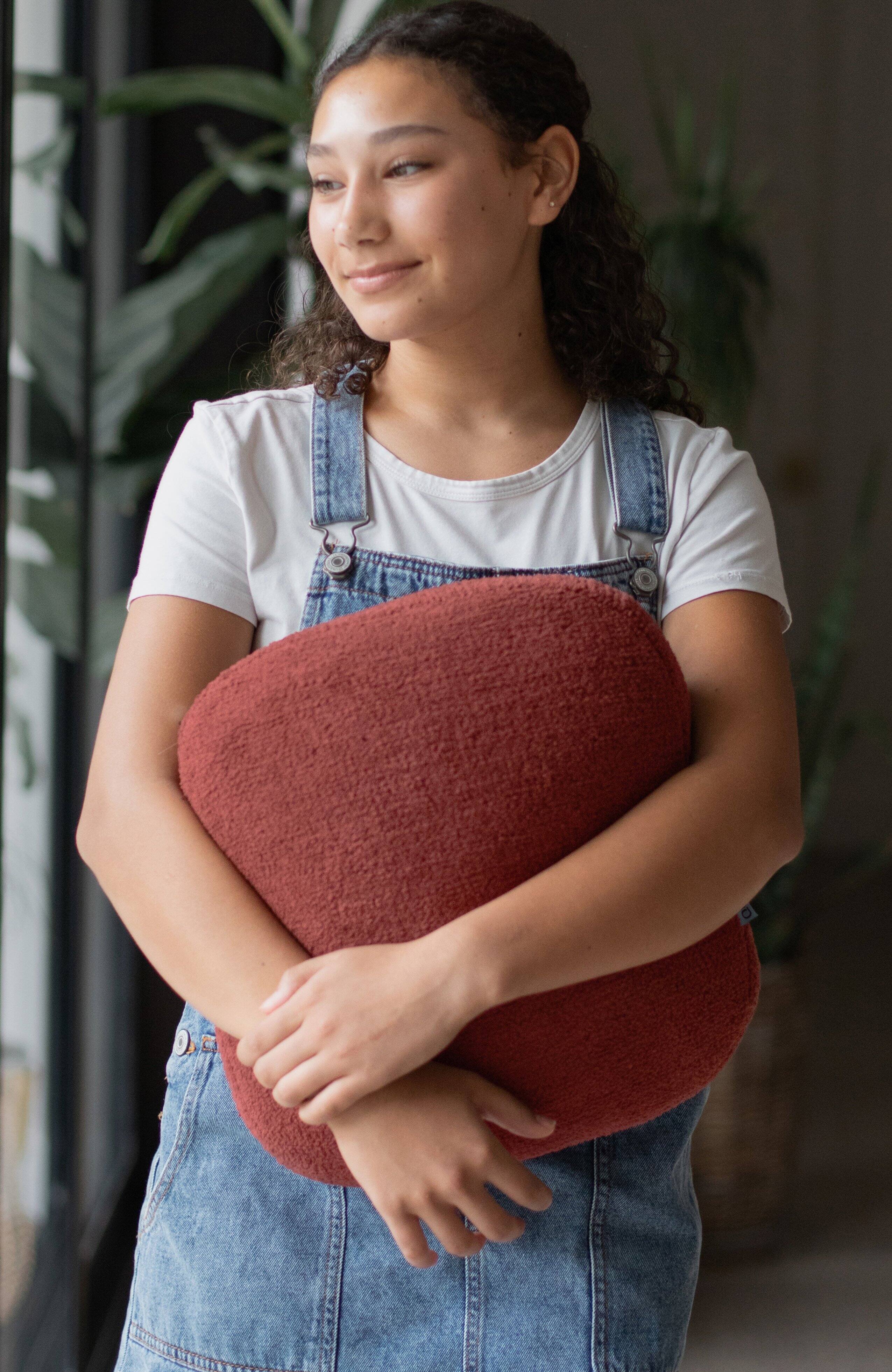 Alt View 4. Quiet Mind - The Original Weighted Pillow - Small - Chili Oil.