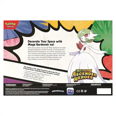 Pokmon Pokemon ME2.5 Ascended Heroes Premium Poster Collection | Mega Gardevoir ex 10-10302-120-G - Best Buy Pokmon Pokemon ME2.5 Ascended Heroes Premium Poster Collection | Mega Gardevoir ex 10-10302-120-G - Best Buy