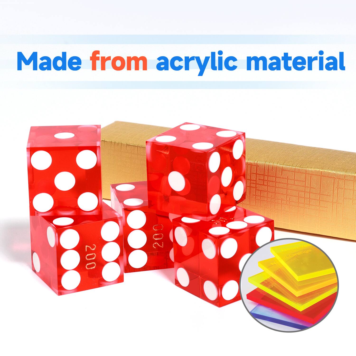 Made from acrylic material 200 200