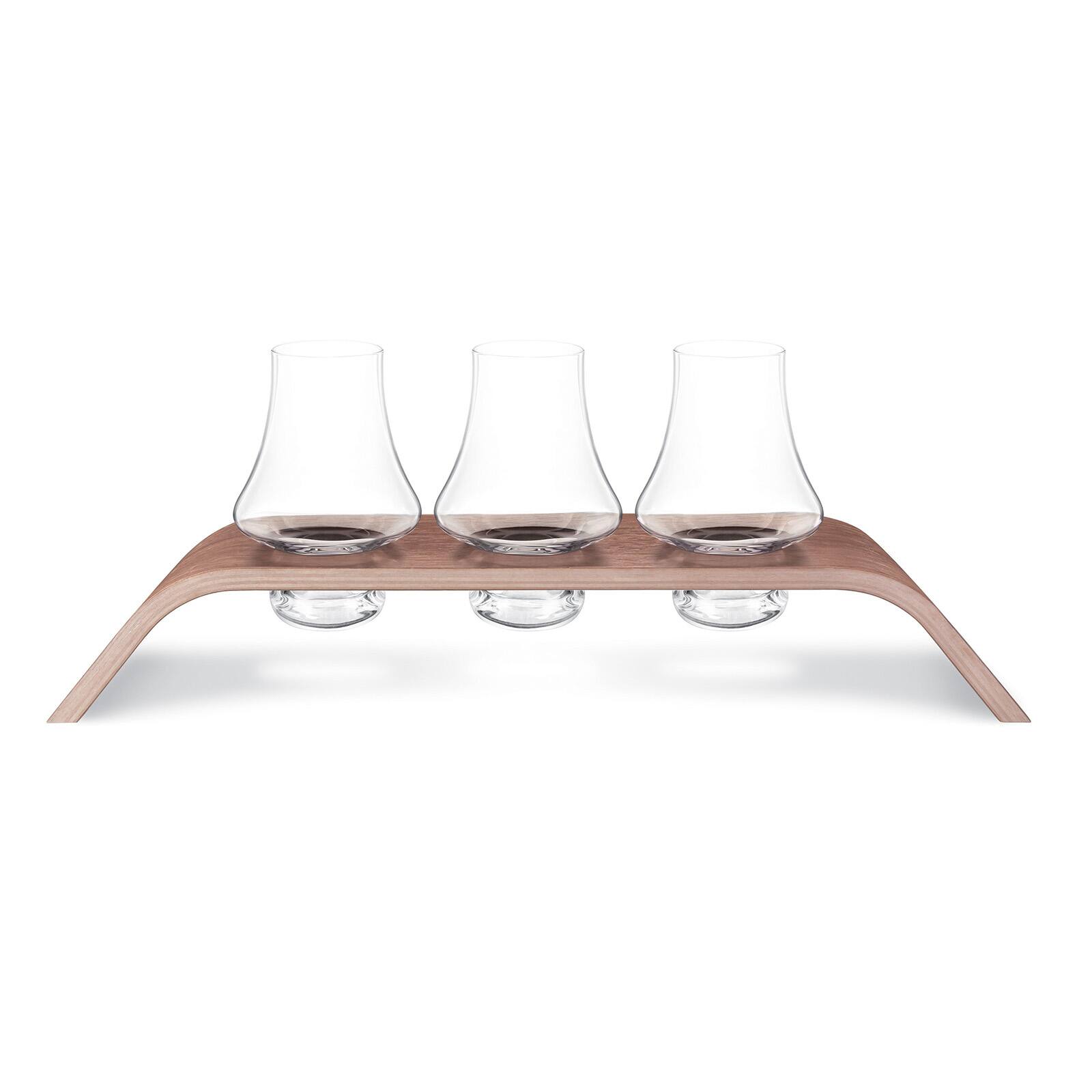 Alt View 7. Final Touch - 4 Piece Whiskey Flight Tasting Set - Clear.