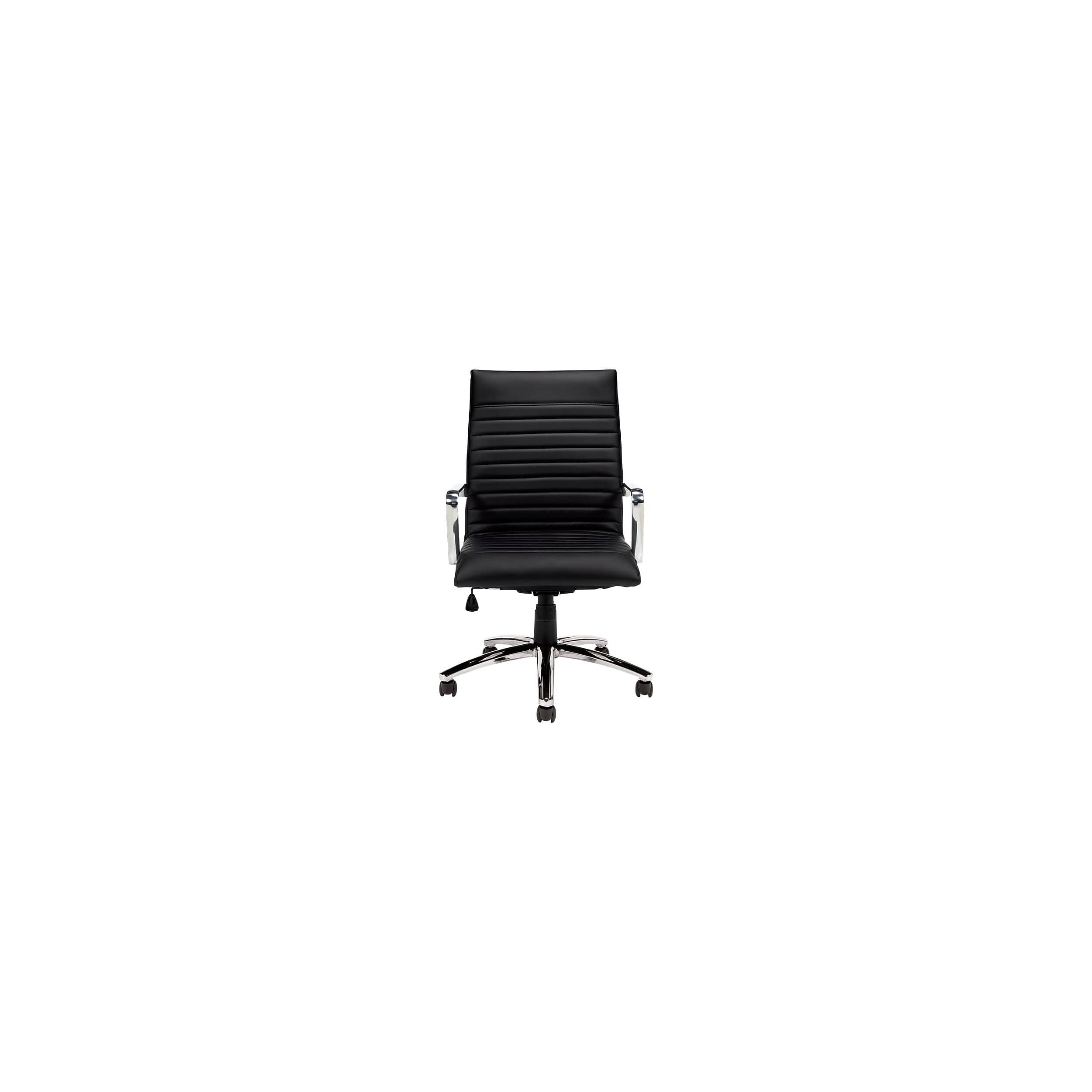 The Office - to Go Faux Leather Executive Chair, (OTG11730B) - Black
