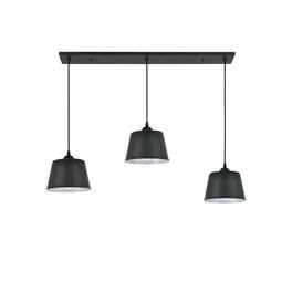Living District - Nota 3 light Pendant - Black