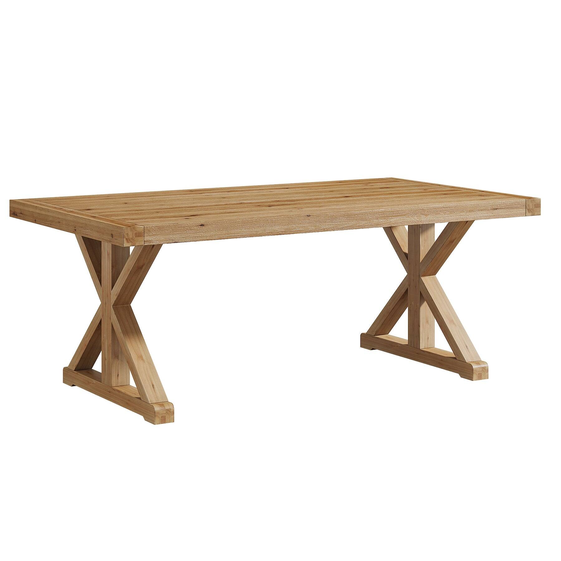 Alt View 5. Tribesigns - Office Executive Desk with Solid Wood Construction, for Computer Work and Writing in Home Offices - Light Brown.
