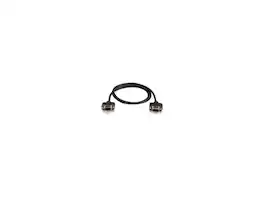 Cables to Go - C2G 52147 Serial RS232 DB9 Cable with Low Profile Connectors F/F, In-Wall CMG-Rated, Black (3 Feet, 0.91 Meters)