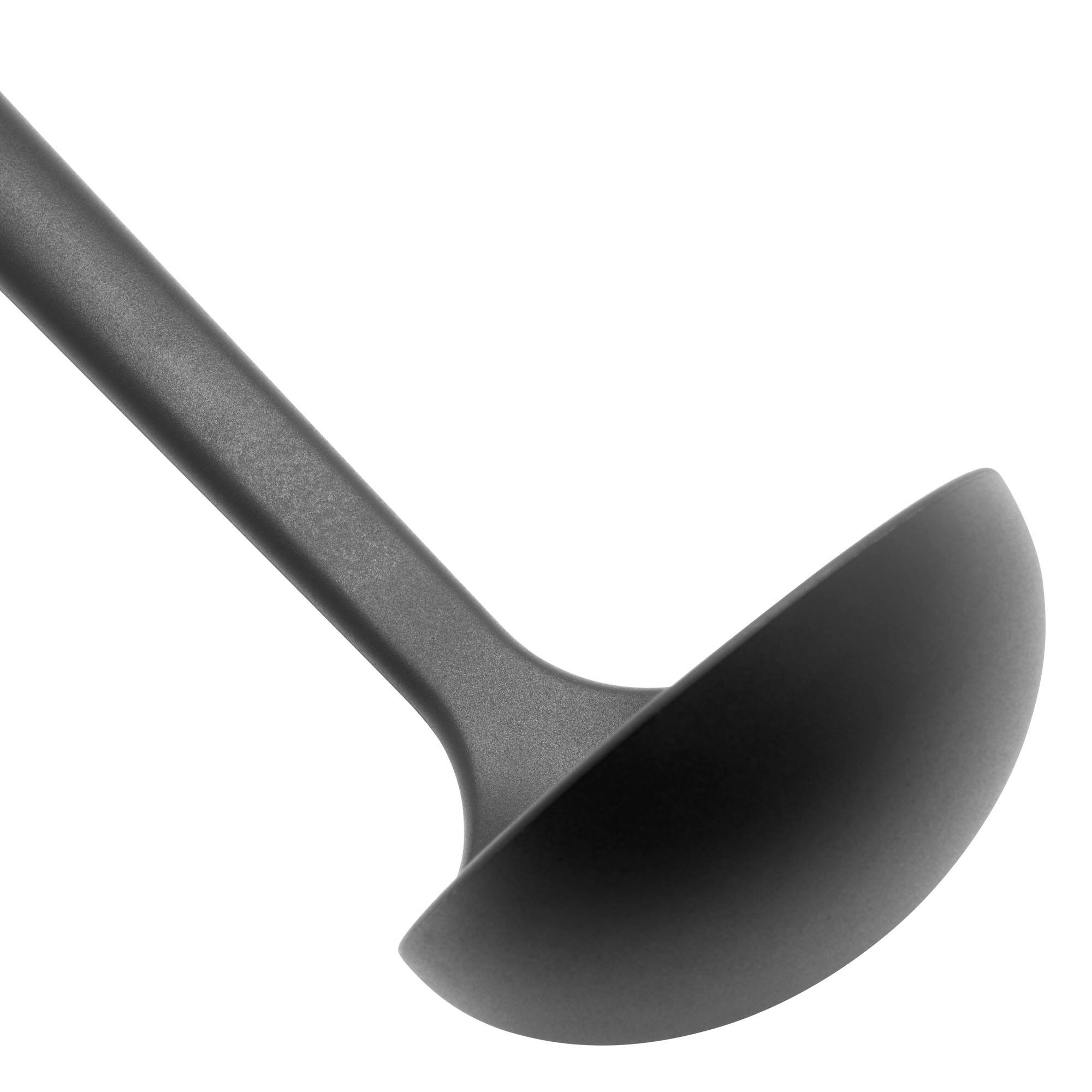 Alt View 4. Henckels - Henckels Silicone Onyx Cooking Utensil, Soup Ladle - Black.