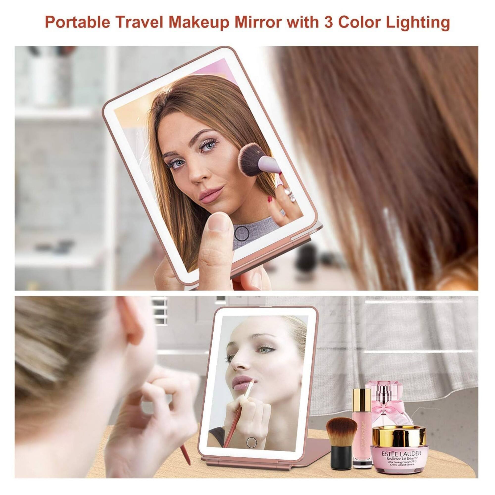 Portable Travel Makeup Mirror with 3 Color Lighting

ESTEE LAUDER desilence Le Berene UtuTeningComeSFS - CRICKY Vota WT smol