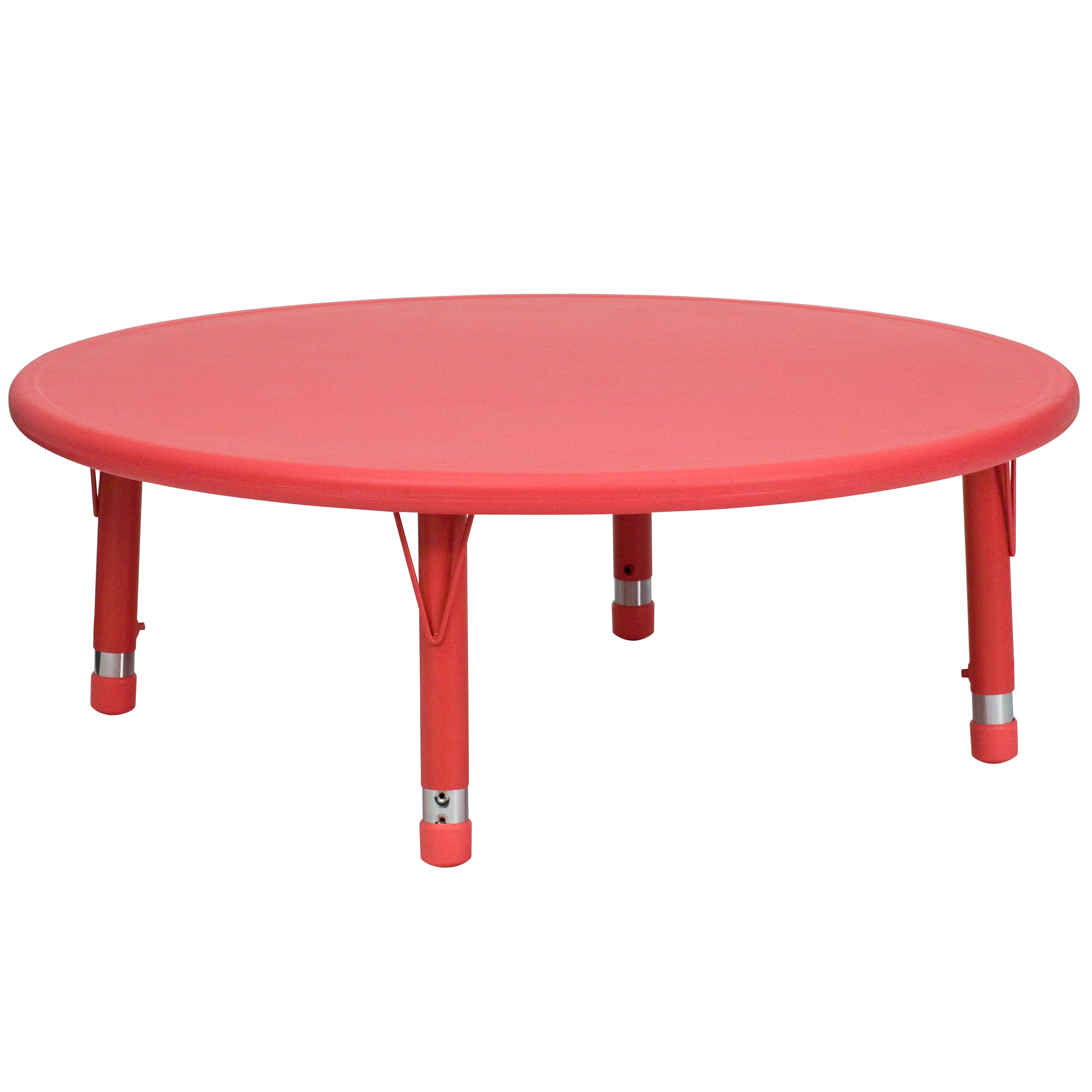 Flash Furniture - Wren 45'' Round Plastic Height Adjustable Activity Table - Red price history on PriceWatchPro