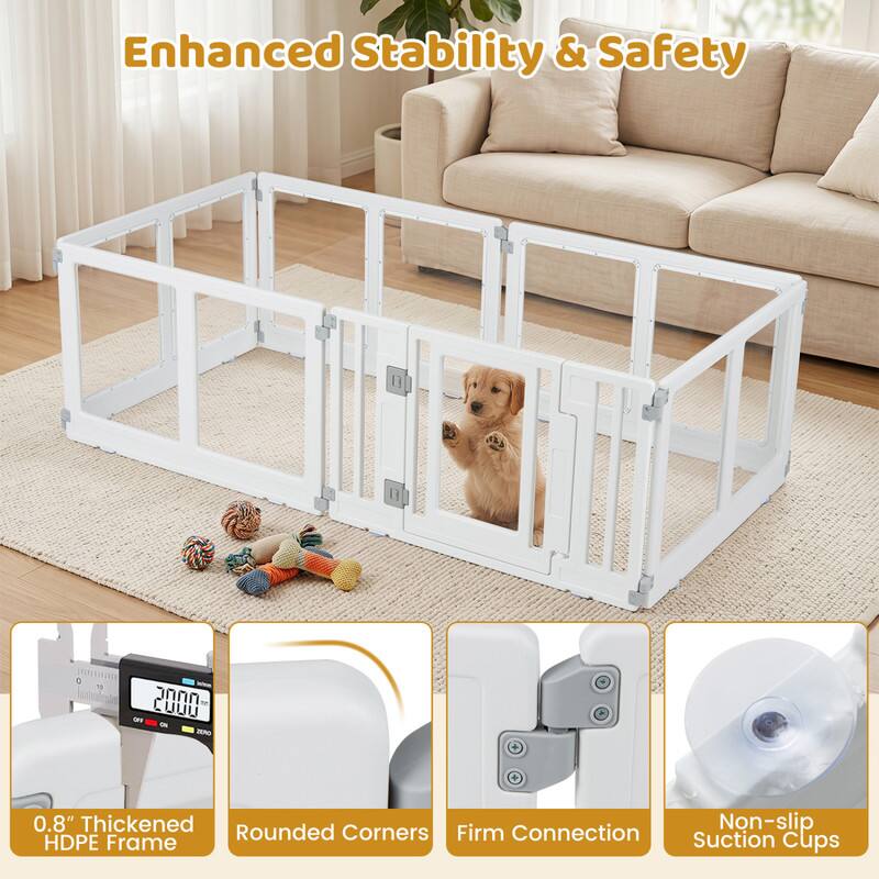 Enhanced Stability & Safety

0.8" Thickened HDPE Frame
Rounded Corners
Firm Connection
Non-slip Suction Cups