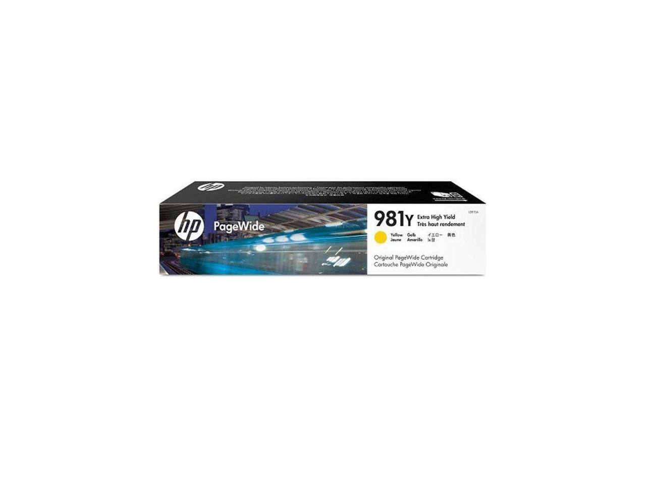 HP PageWide CTA 981Y Extra High Yield Très haut rendement Jaune Amanille i Original PageWide Cartridge Cartouche PageWide Originale
