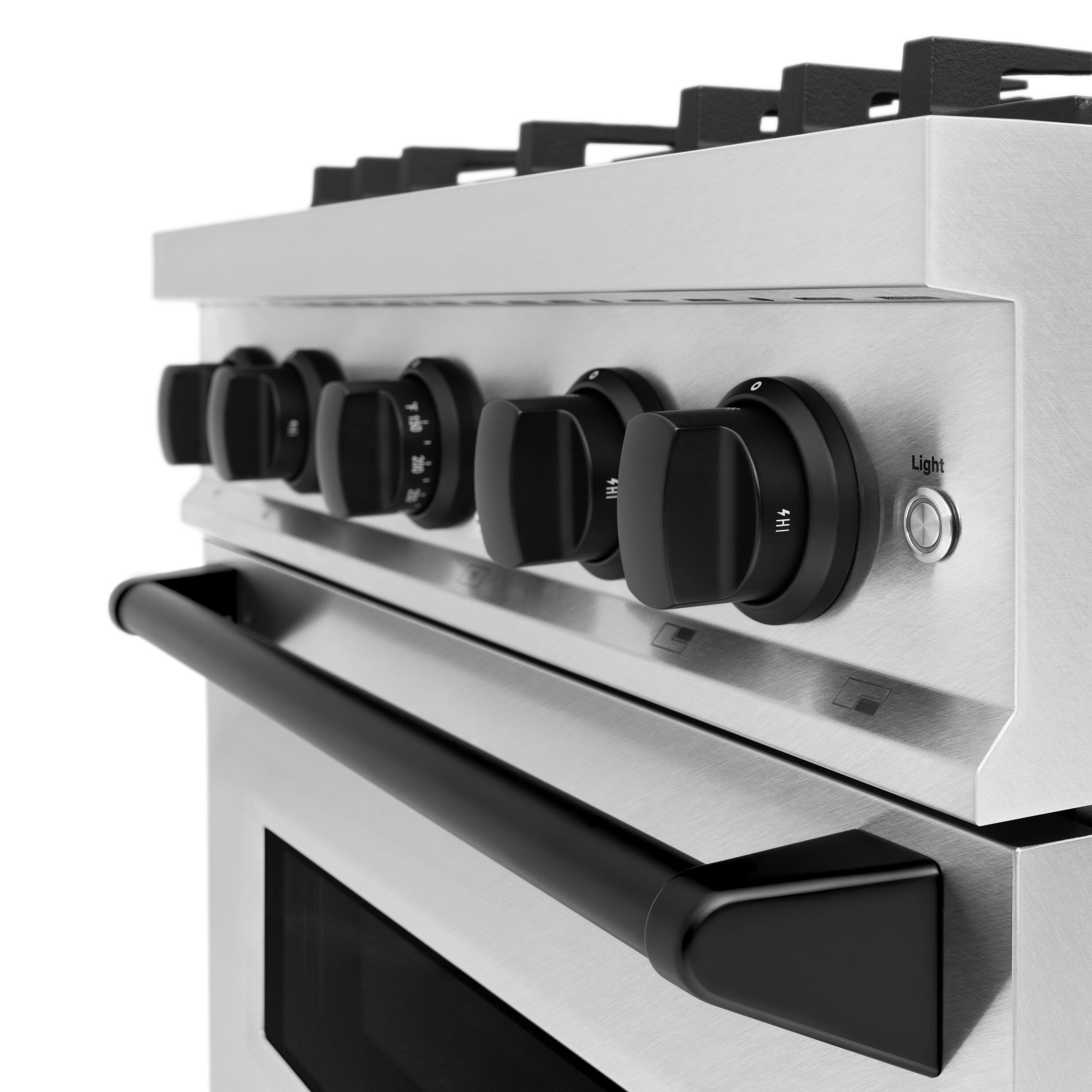 The text on the image reads "4H 4H1 Light." This is likely a reference to the oven's settings or features.