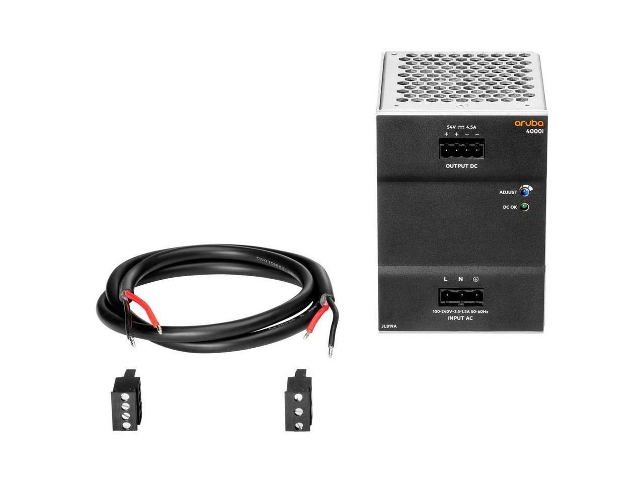 S4V = A.SA + aruba 4000i  
OUTPUT DC  
ADJUST DC OK  
NASNG L  
100-240V-3.5-1.3A SO-60H  
INPUT AC  
JLEMA