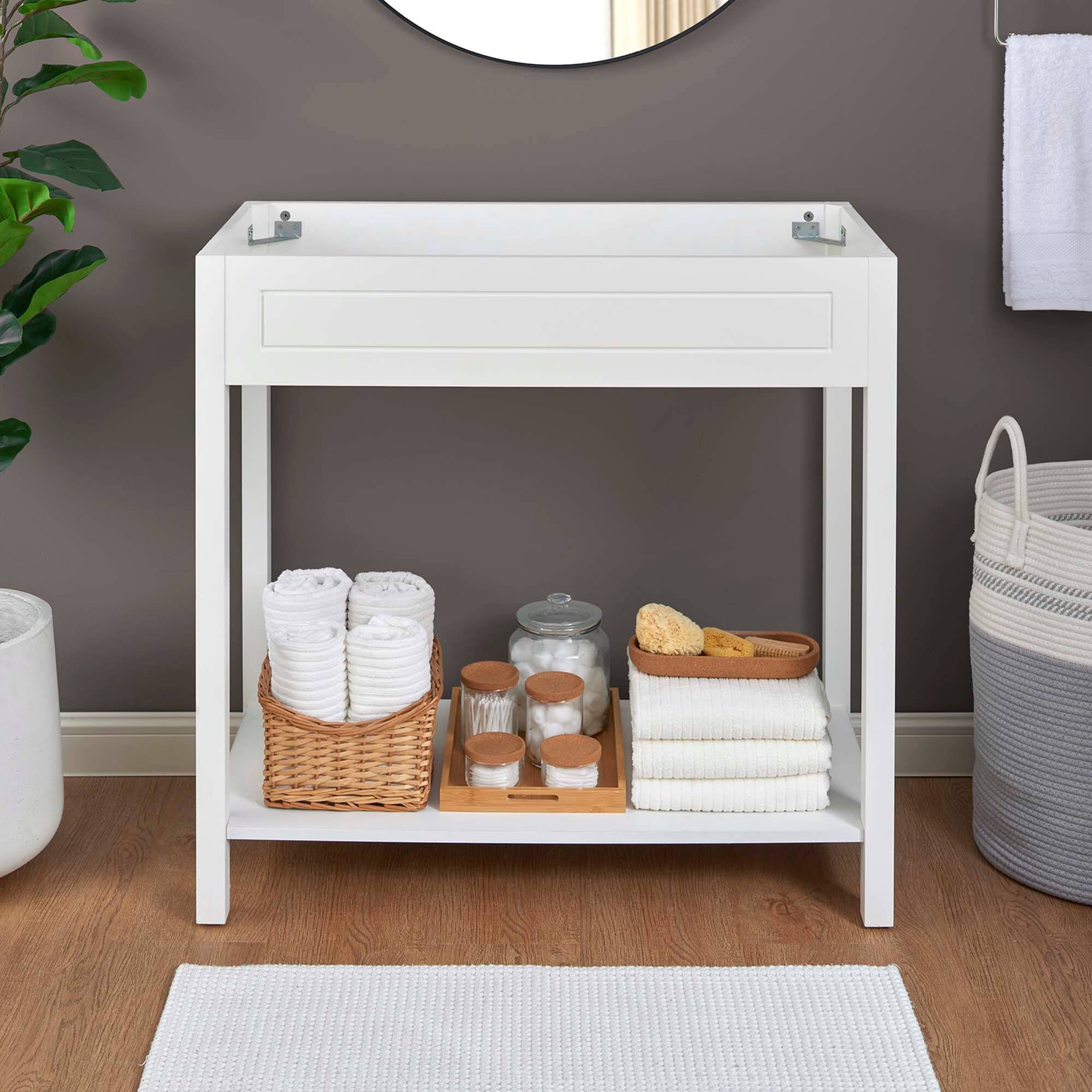 Back. Modway - Altura Bathroom Cabinet Basin Not Included by Modway - White.