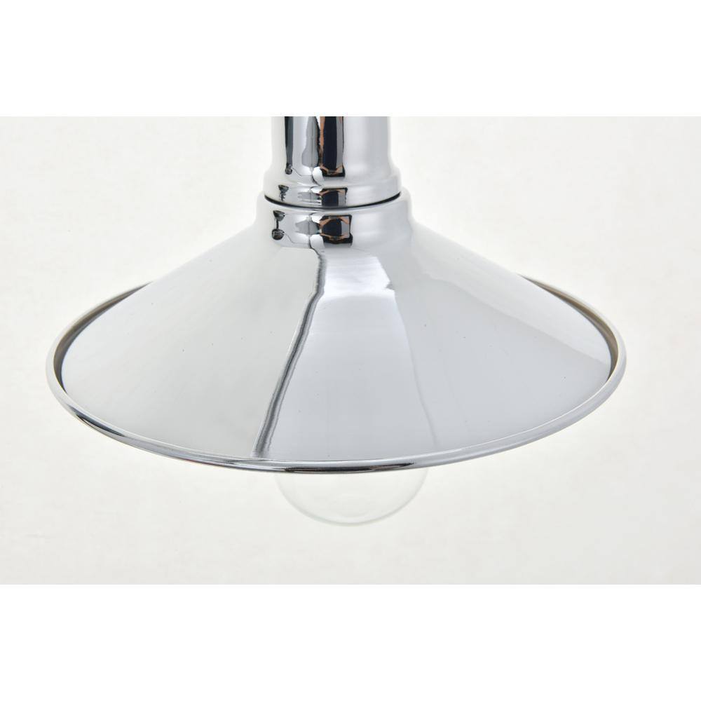 Alt View 1. Living District - Etude 2 light chrome Wall Sconce - Chrome.