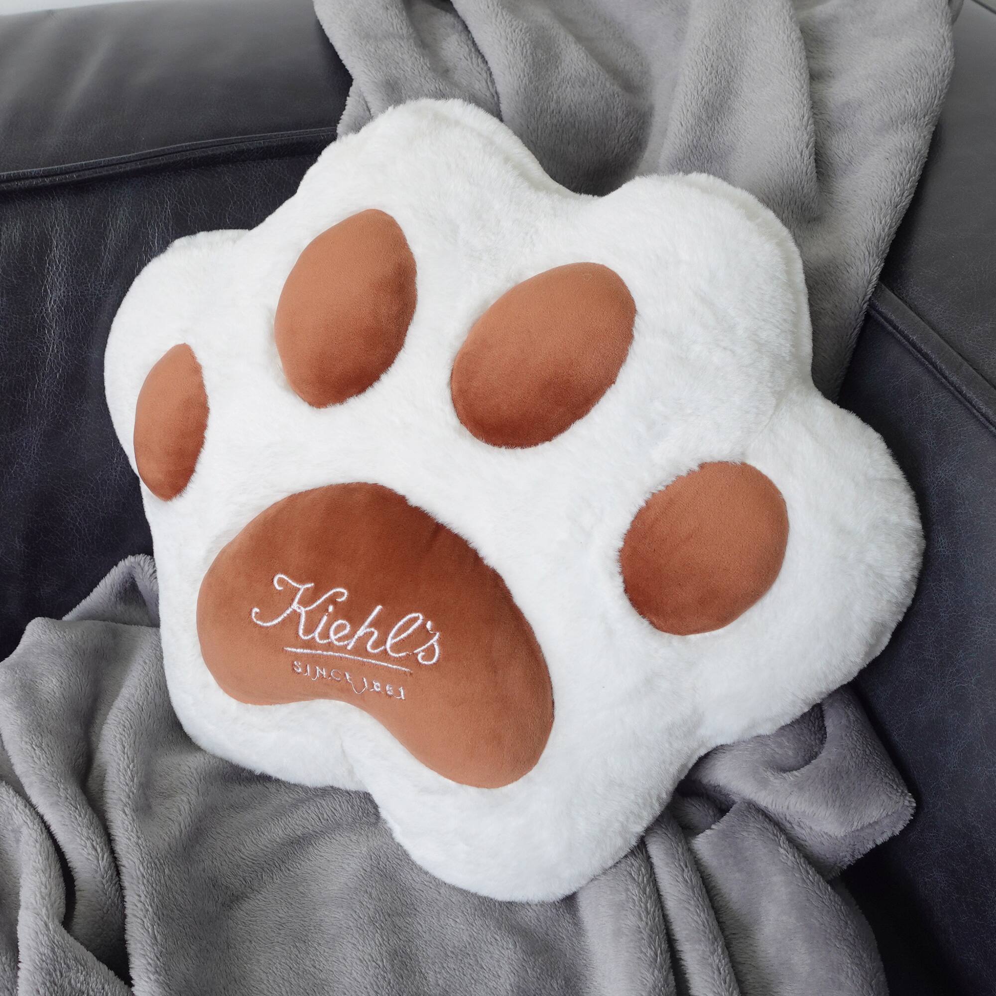 luck idea - Soft Plush Paw Pillow, Cozy Decor Pillow for Living Room Bedroom, Adorable Home Accent - Brown