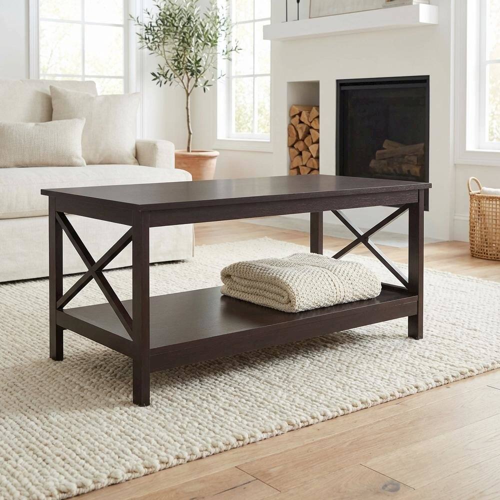 FurniFact Coffee Table with MDF Construction and Sturdy Design for