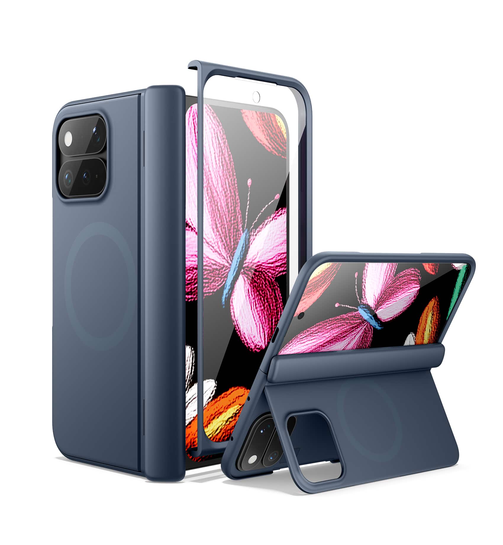SURITCH - Case for Google Pixel 11 Pro Fold with Screen Protector, Compatible with MagSafe, Magnet Shockproof Protective Bumper - Deep Blue price history on PriceWatchPro
