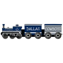 Fan Creations - Dallas Cowboys 6'' x 24'' Train Cutout Sign - Multicolor