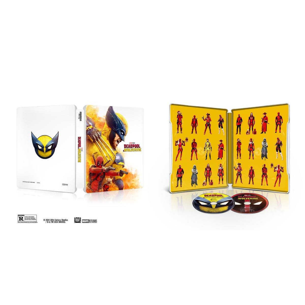 Steelbook Deadpool and Wolverine: Wolverine Version (4K / Blu-ray +Digital) [4K Ultra HD Blu-ray]