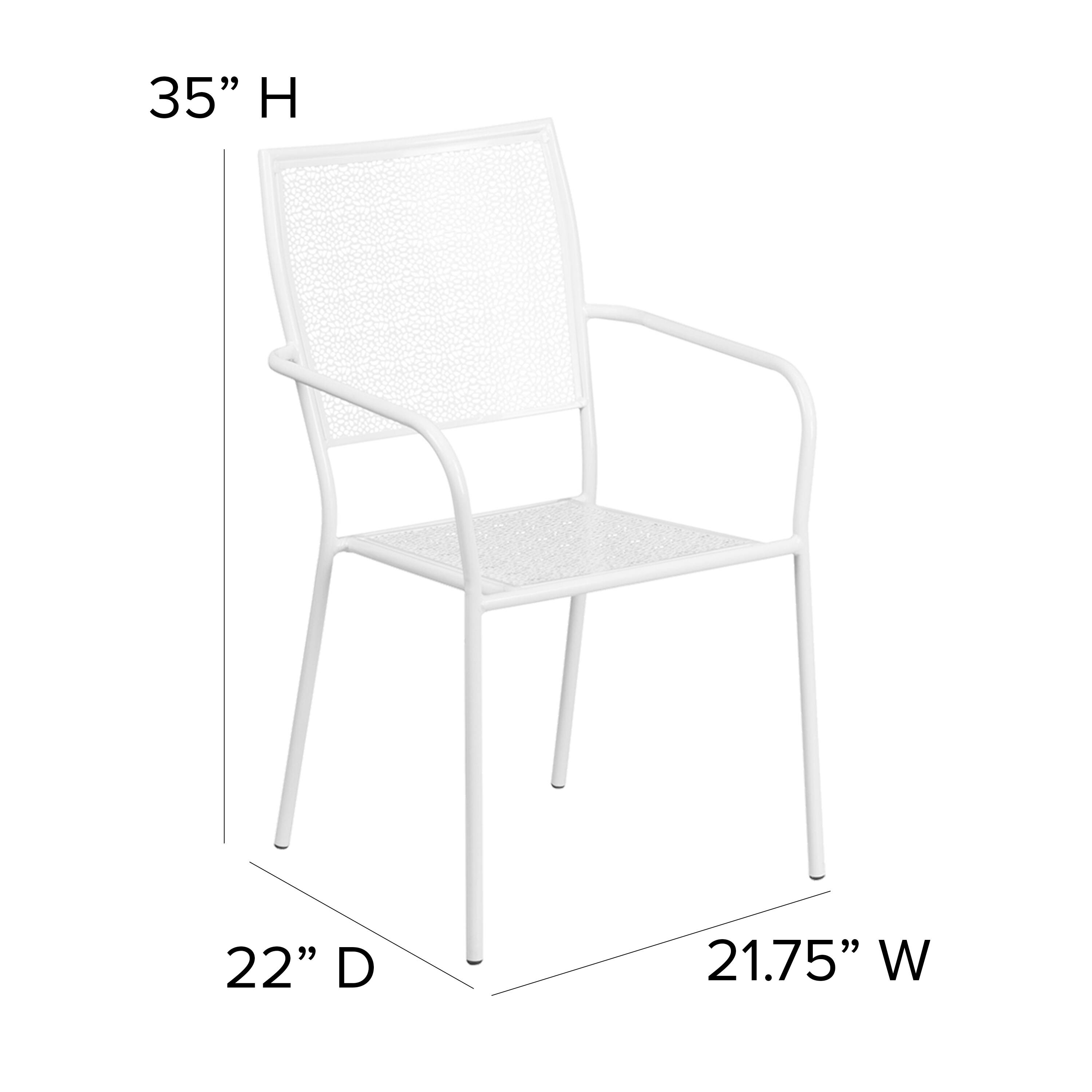 35" H  
22" D  
21.75" W