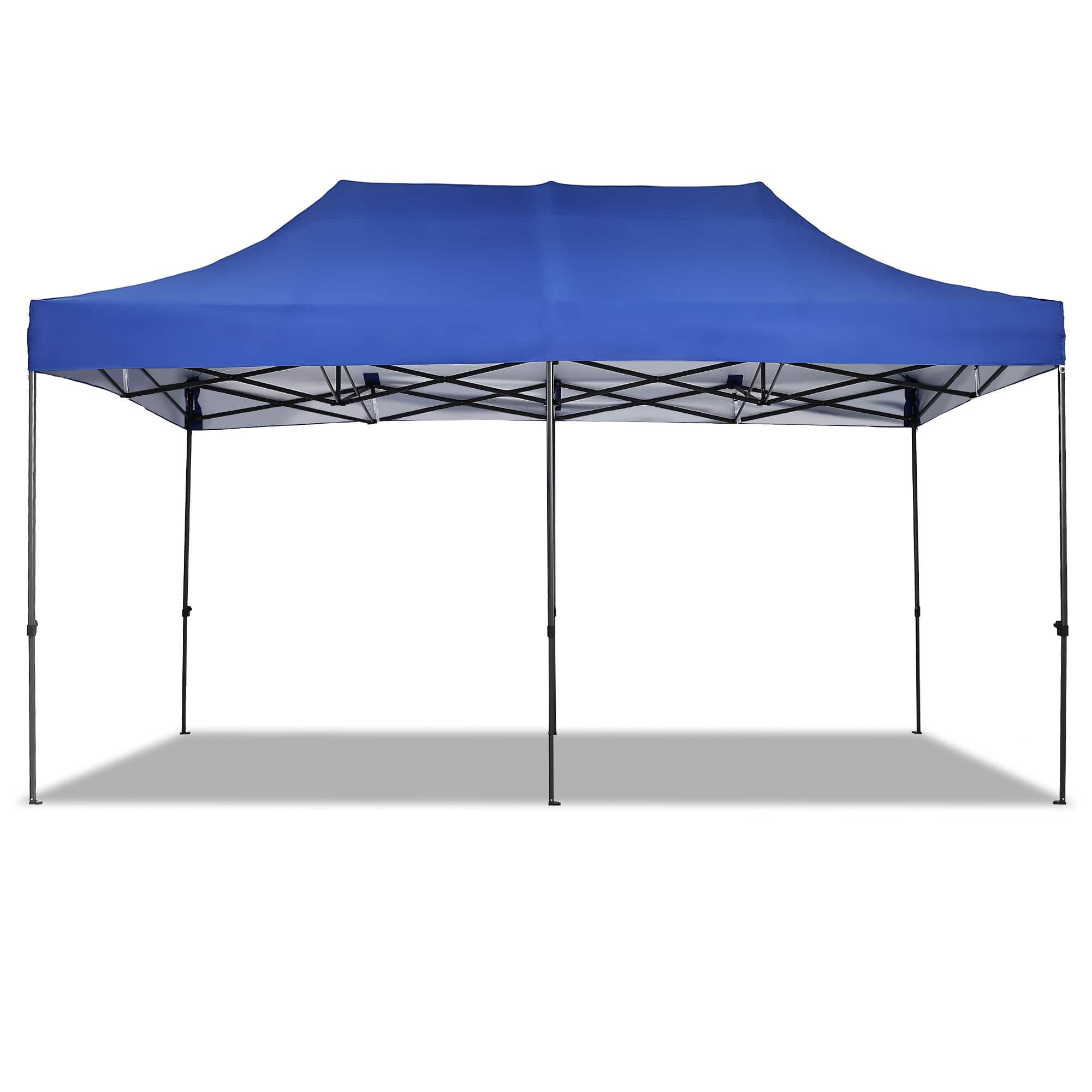 Ainfox - 10x20ft Instant Folding Heavy Duty Pop up Canopy - Blue