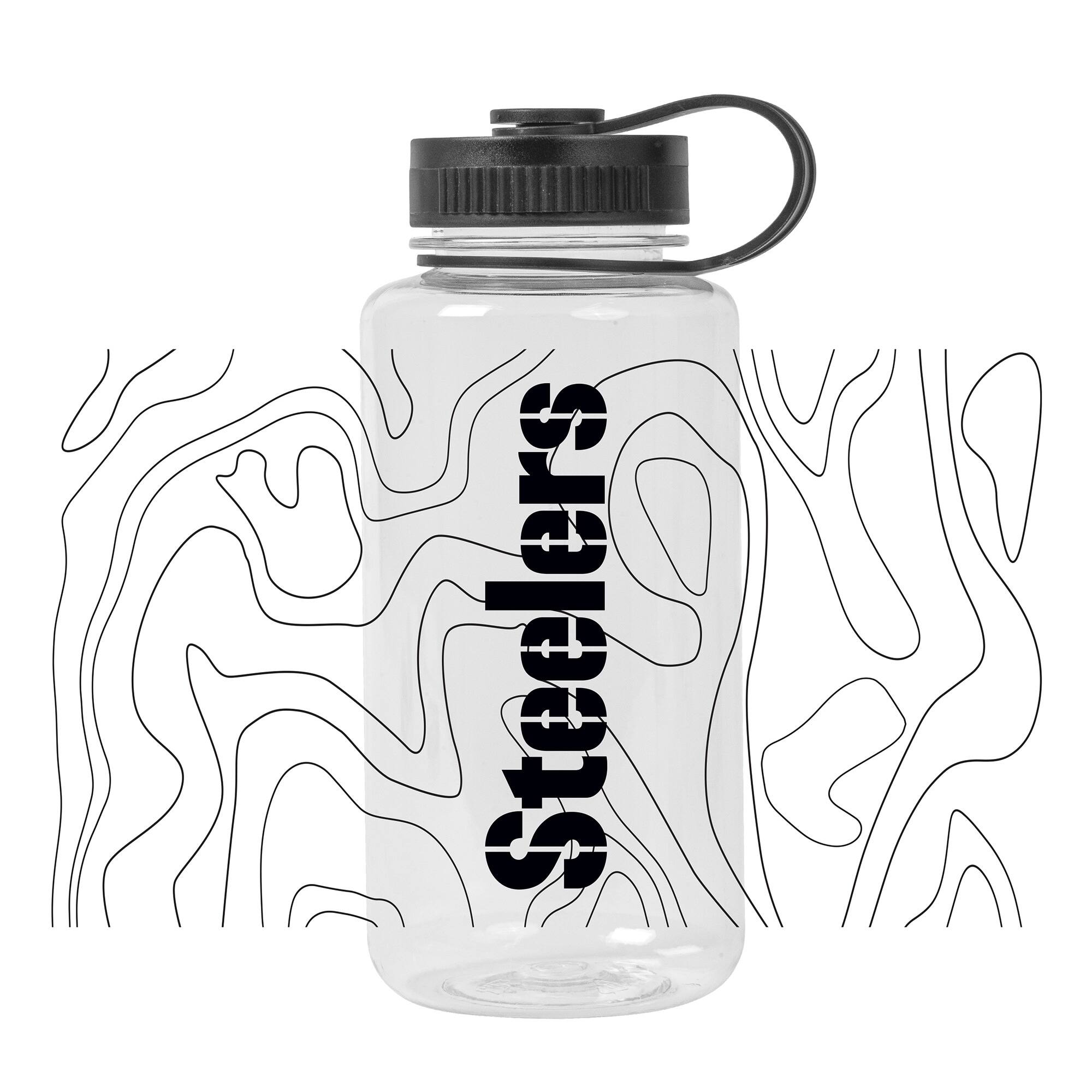 Alt View 2. Logo Brands - Pittsburgh Steelers 38oz. Hydration Bottle - Multicolor.