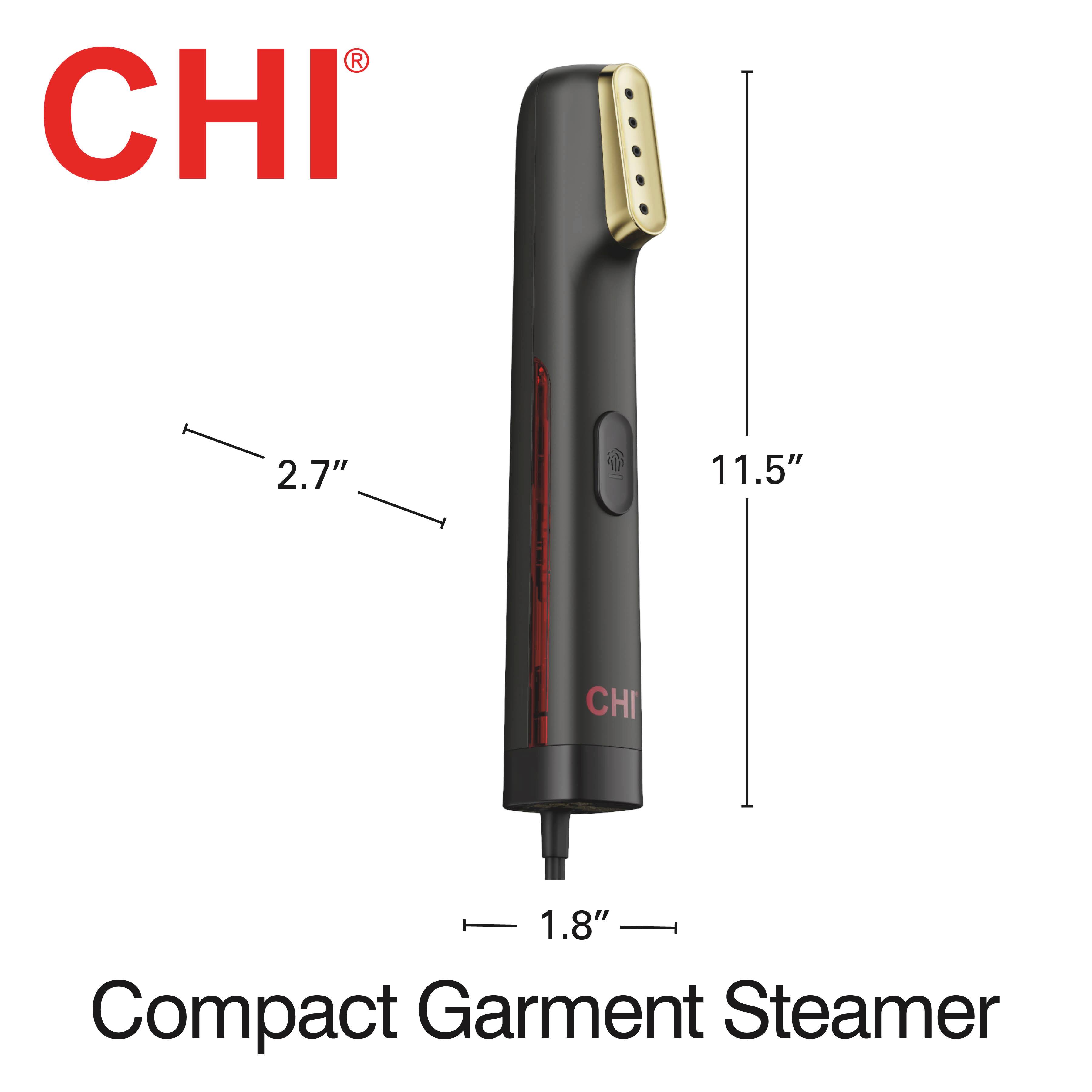 CHI®

2.7"  
11.5"  
1.8"  

Compact Garment Steamer