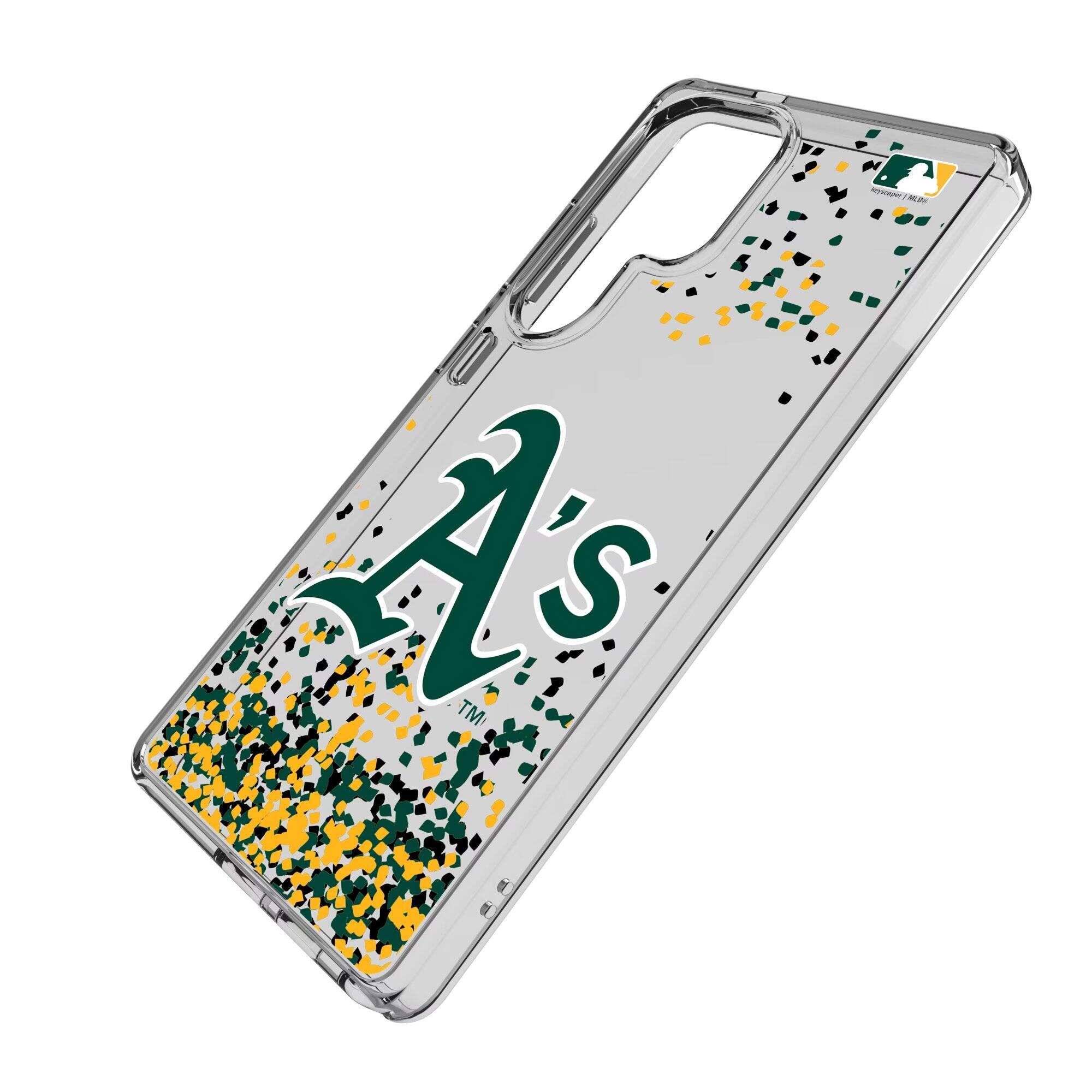 Alt View 1. Keyscaper - Athletics Galaxy S8 Confetti Design Clear Case - S23 - Multicolor.