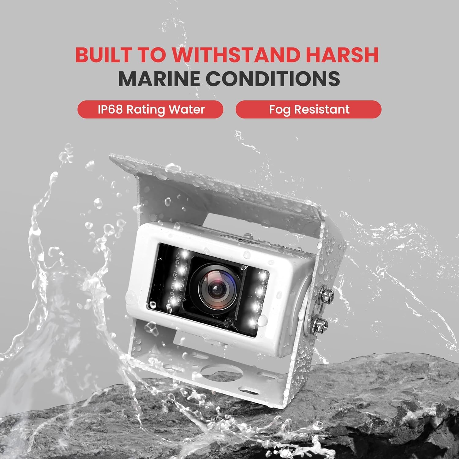 BUILT TO WITHSTAND HARSH MARINE CONDITIONS

IP68 Rating Water
Fog Resistant
