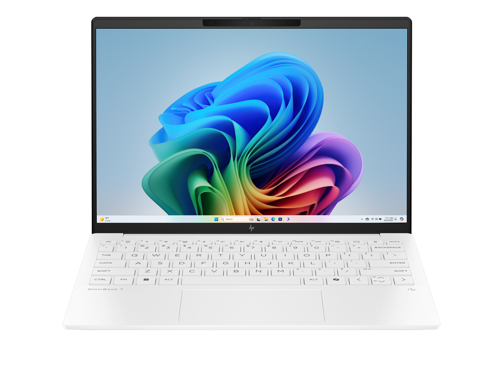 HP - OmniBook 7 Laptop Computer 13.3" WQXGA AMD Ryzen AI 7 32 GB memory;1 TB SSD - Ceramic White