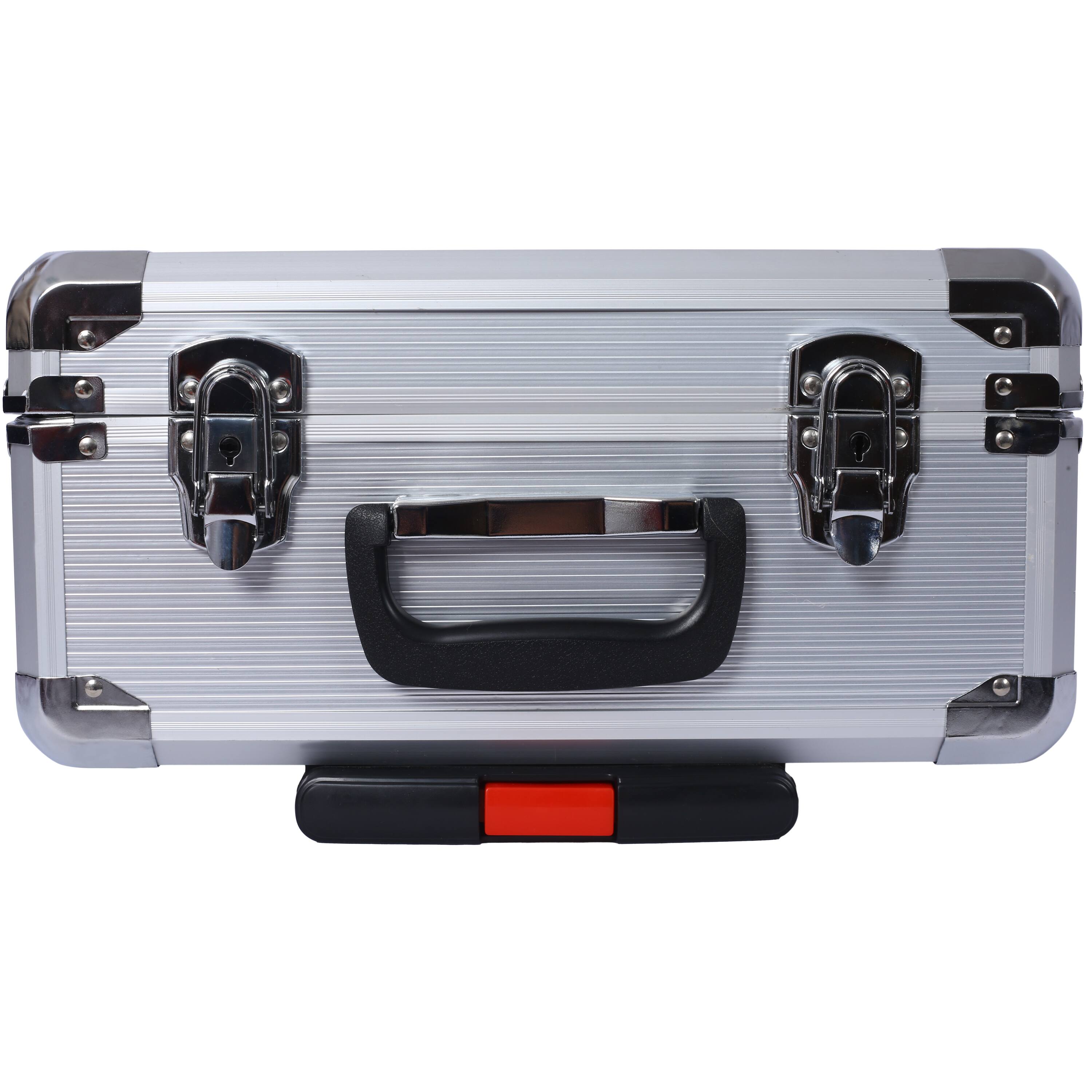 Alt View 6. Anysun - Anysun 899pcs Silver Case Rolling Tool Box with Drawers Kit for Maintenance, Garden, Homeowner, Handyman - Silver.