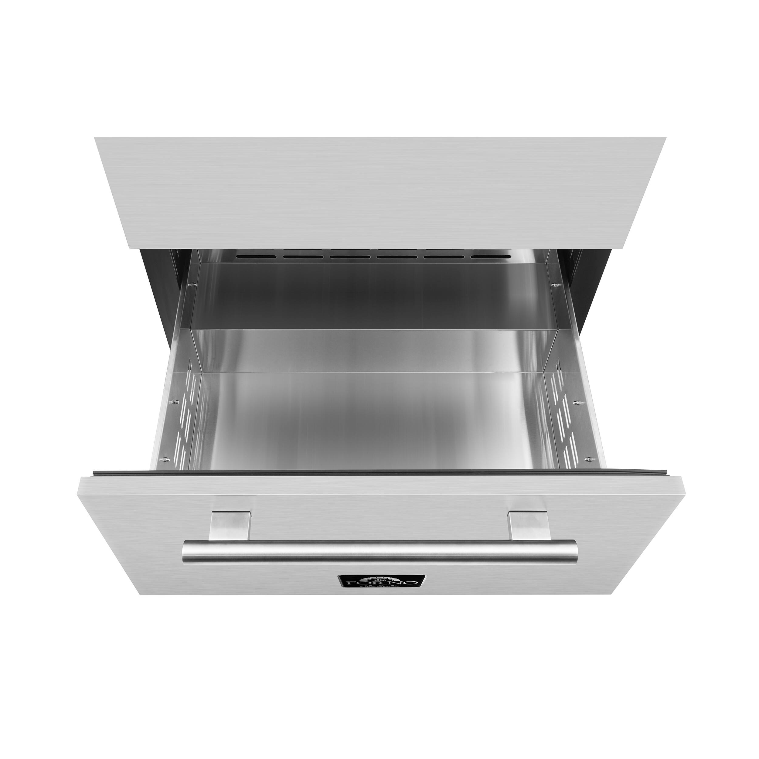 Alt View 13. Forno Appliances - Celano 150-Bottle Convertible Dual Zone Wine Cellar and Beverage Cooler - Stainless steel.