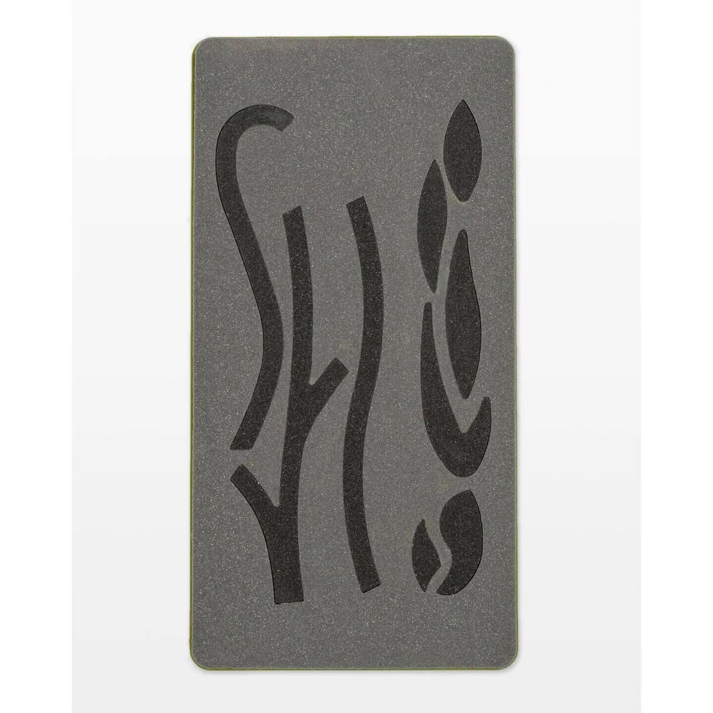 Back. AccuQuilt - GO! Baby Fabric Cutting Dies; Stems & Leaves - Black.