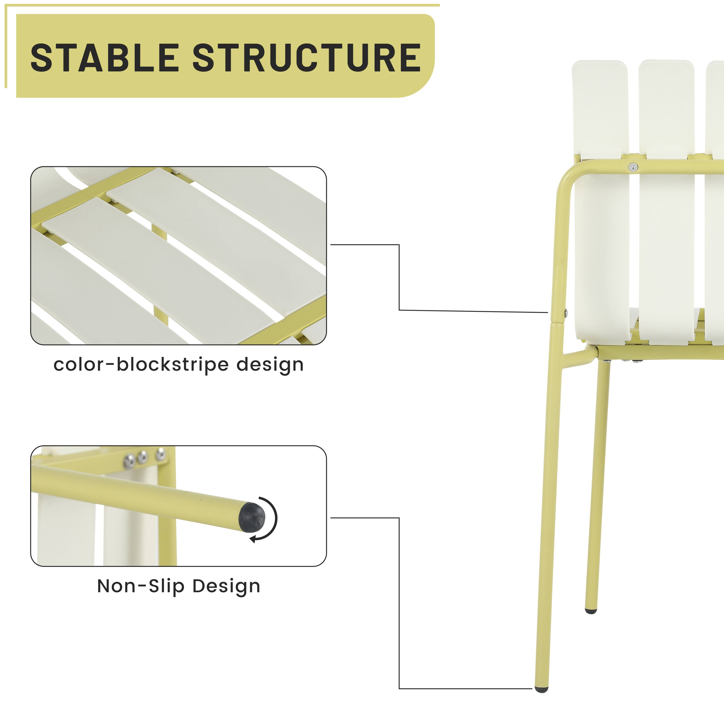 STABLE STRUCTURE

- color-blockstripe design
- Non-Slip Design