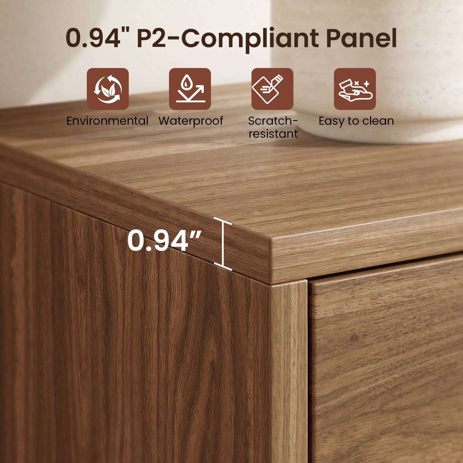 0.94" P2-Compliant Panel

Environmental
Waterproof
Scratch-resistant
Easy to clean

0.94"