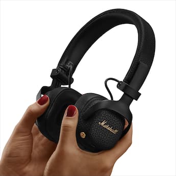 Marshall Milton A.N.C. Wireless On Ear Bluetooth Headphones with Marshall Milton A.N.C. Wireless On Ear Bluetooth Headphones with