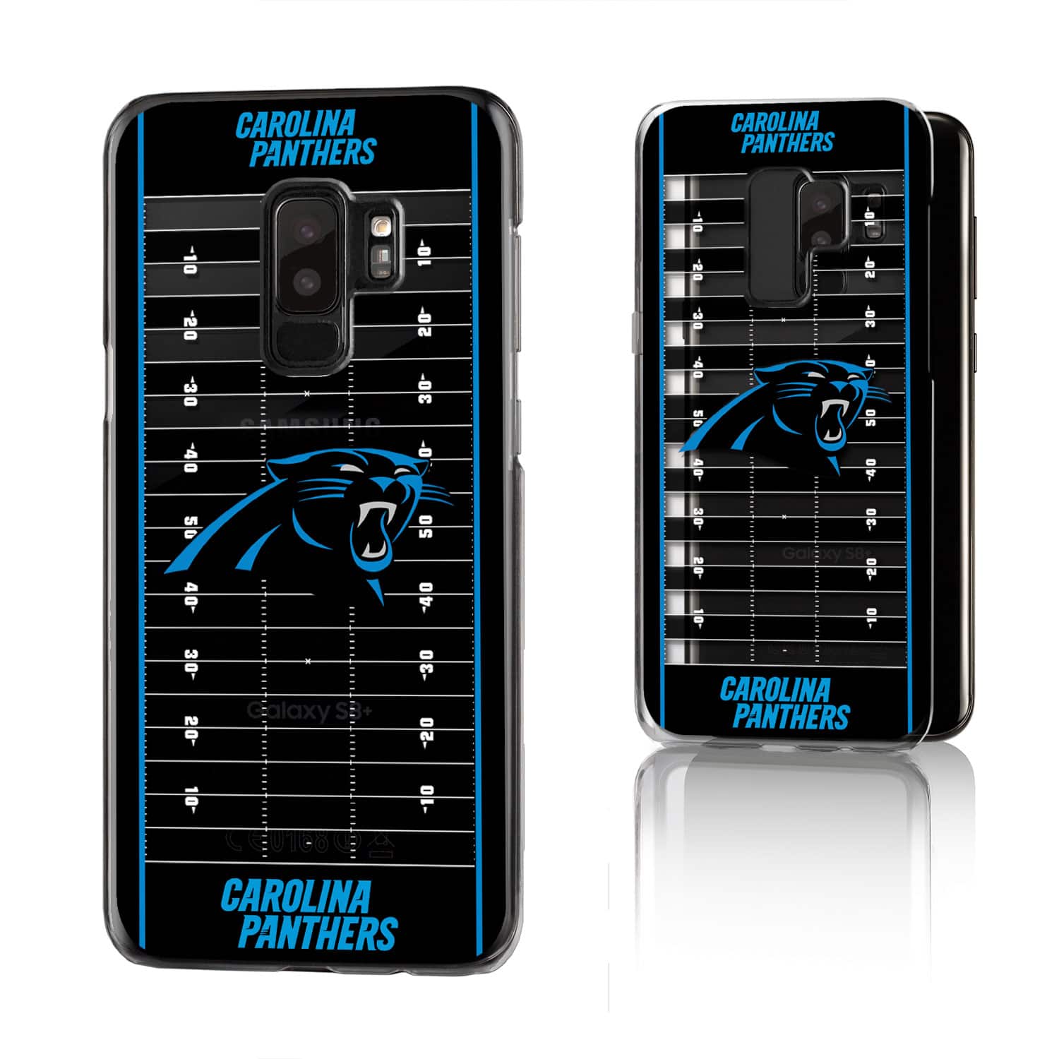 Keyscaper - NFL - Carolina Panthers Galaxy Clear Field Design Case - S23 Ultra - Multicolor