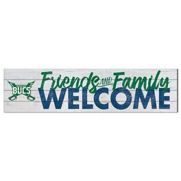 Jardine - Shelton State Buccaneers 10" x 40" Friends & Family Welcome Sign - White