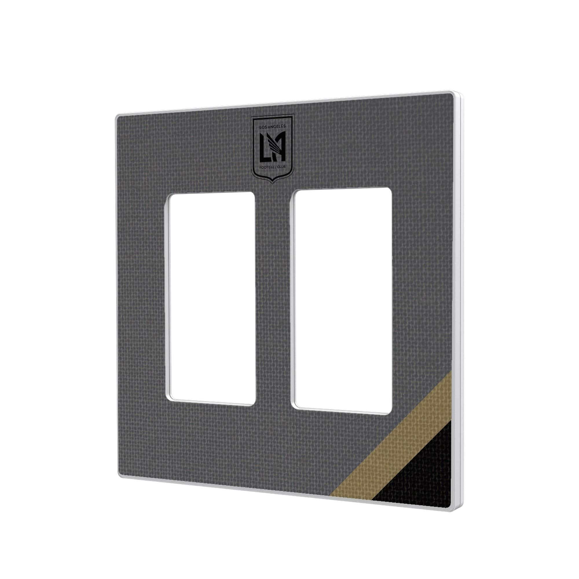 Keyscaper - LAFC Diagonal Stripe Design Double Rocker Lightswitch Plate - Multicolor price history on PriceWatchPro
