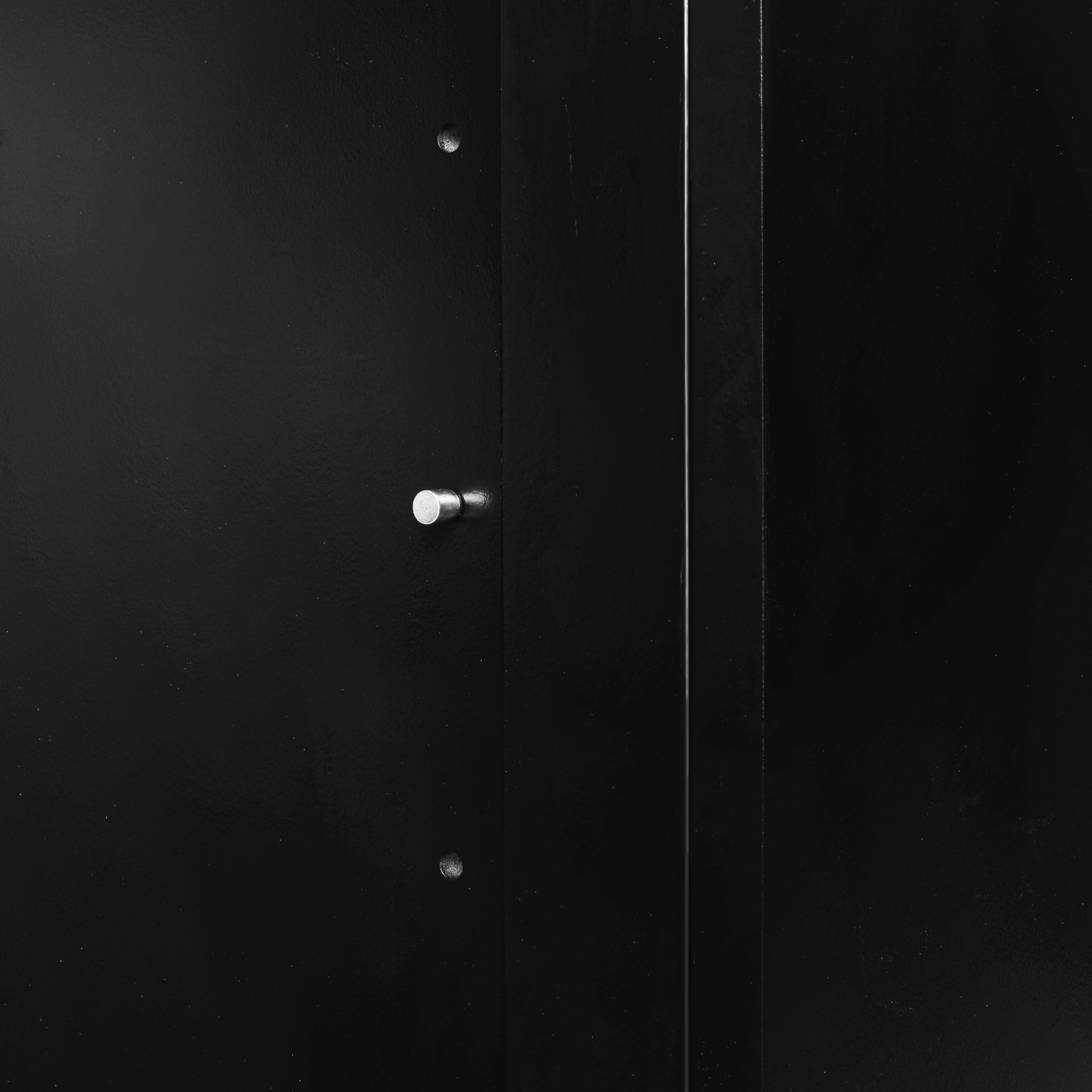 Alt View 7. Boyel Living - 2 Door Black Wood Cabinet Vintage Style Sideboard for Living Room Dining Room Office - Black.