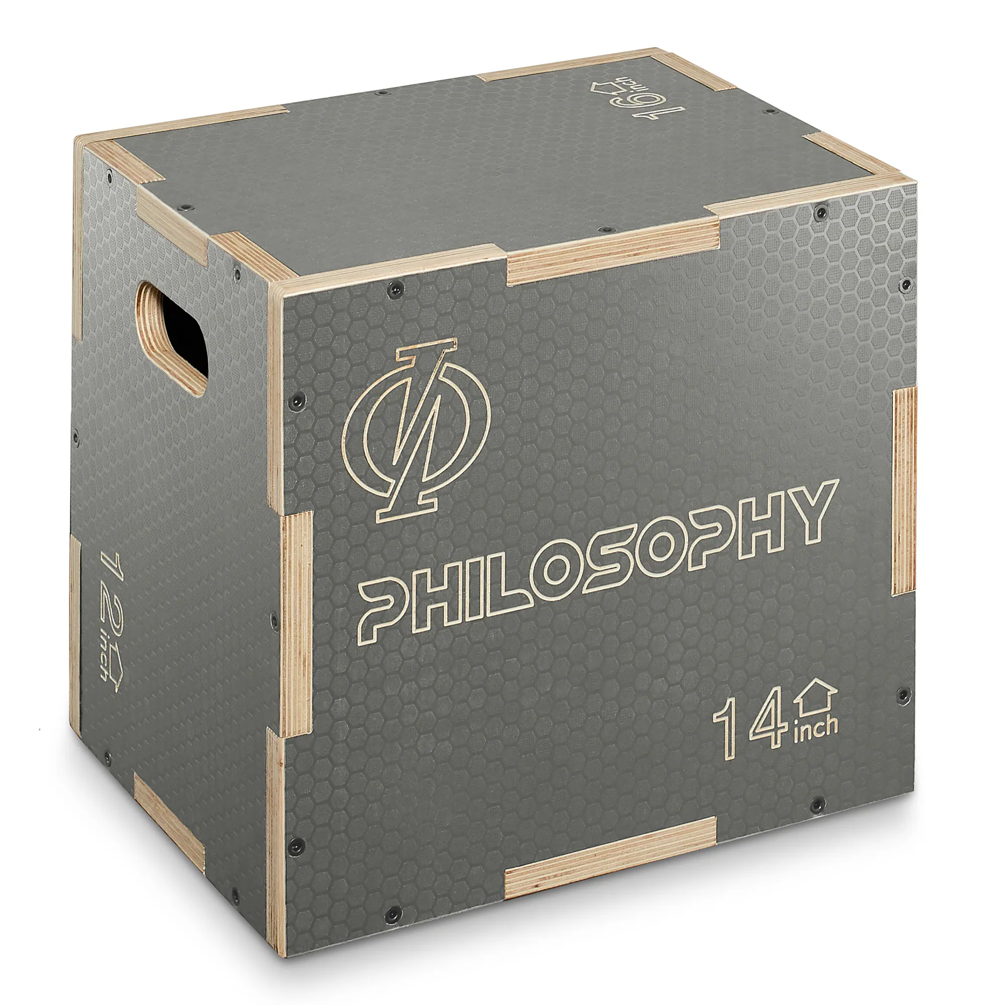 Philosophy Gym 3 in 1 Non Slip Plyo Box Jump Plyometric Box for ...