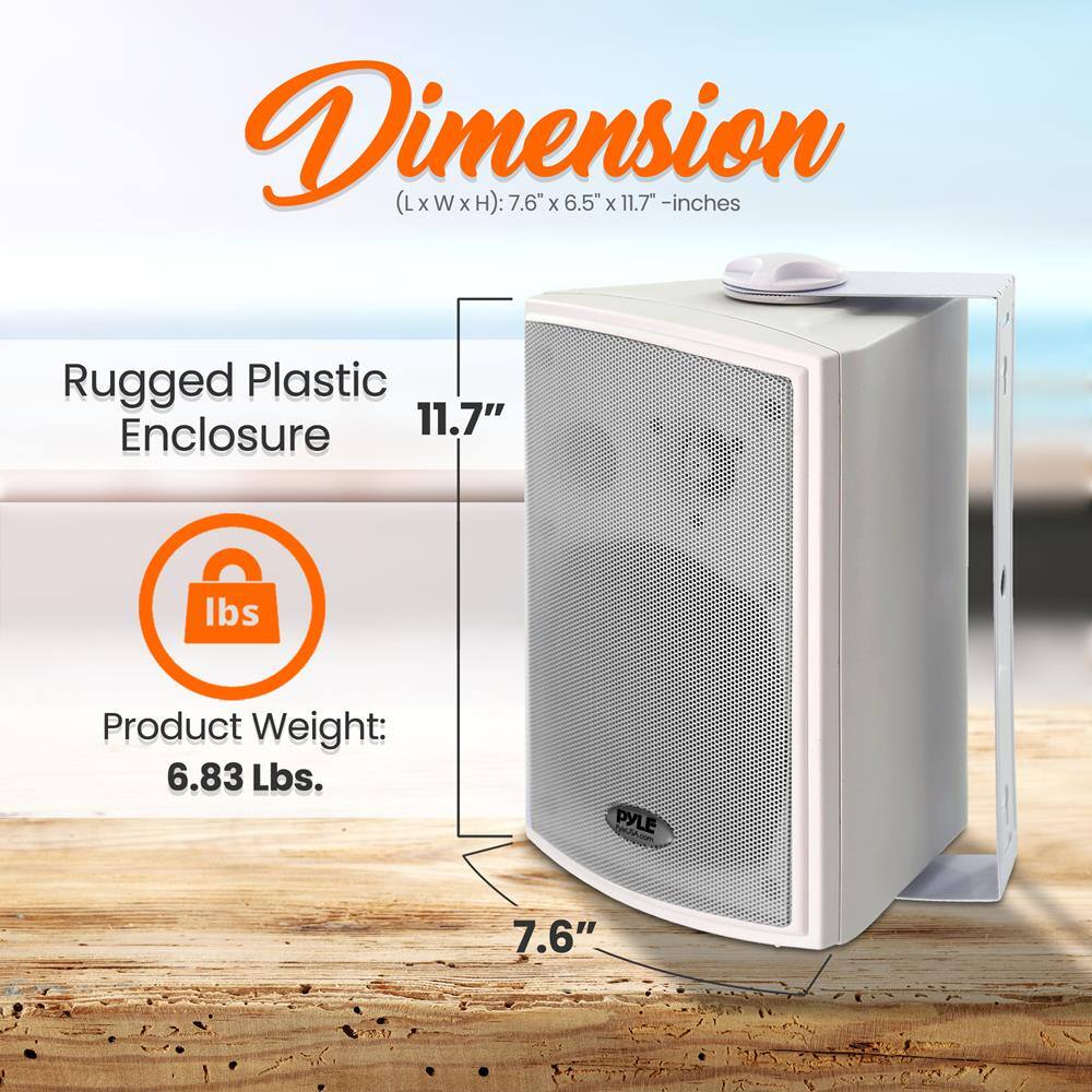Dimension (L x W x H): 7.6" x 6.5" x 11.7" - inches

Rugged Plastic Enclosure

Product Weight: 6.83 Lbs.