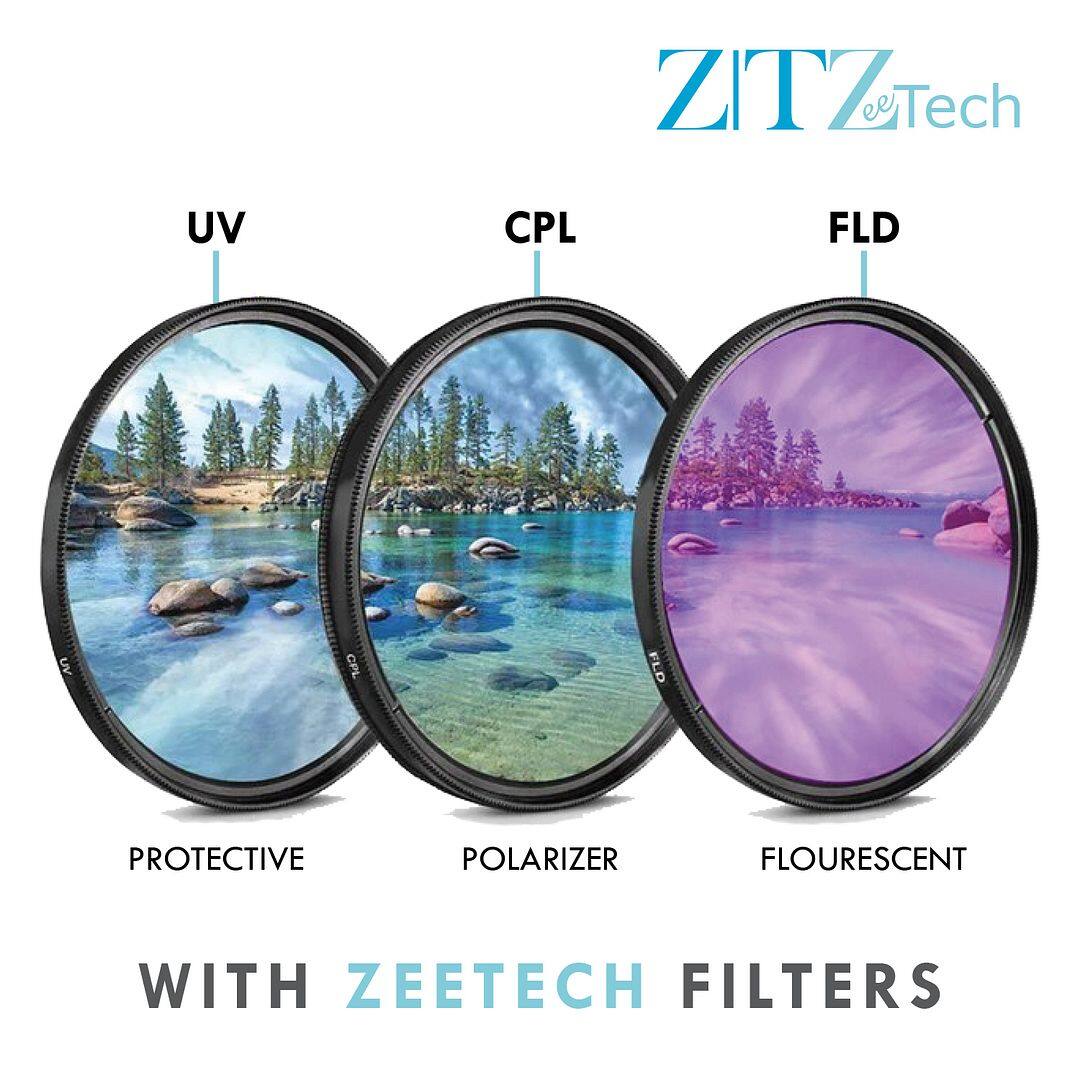 ZITZ e Tech UV CPL FLD 6 UV CPL FLD PROTECTIVE POLARIZER FLOURESCENT WITH ZEETECH FILTERS