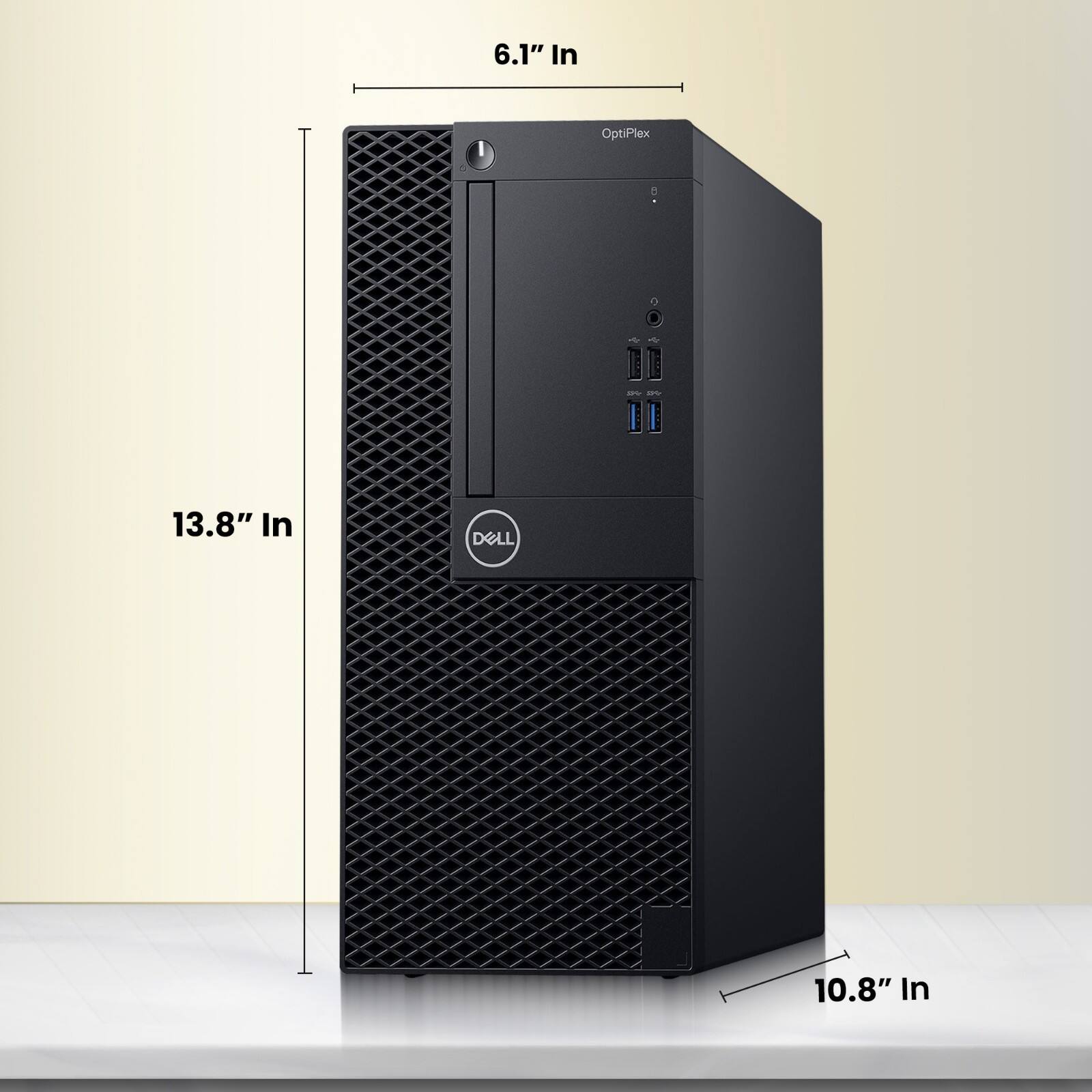 6.1" In  
OptiPlex  
13.8" In  
10.8" In